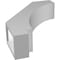 Ekena Millwork 3 1/2-in. W x 12-in. D x 16-in. H Imperial Architectural Grade PVC Knee Brace BRCP035X12X16IMP - alternate 5